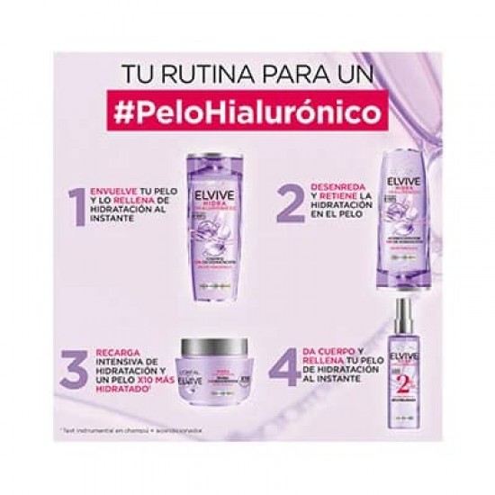 Suavizante Pelo Elvive Hidra Hyalurónico 300 ml 2