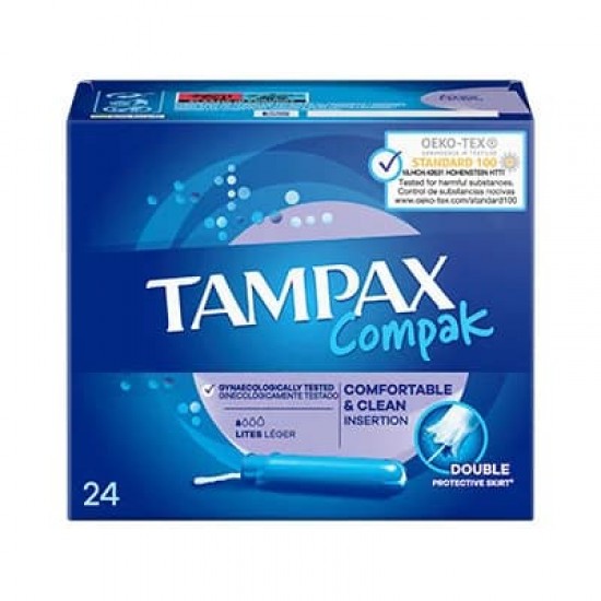Tampax Compak lites 24 unds 0