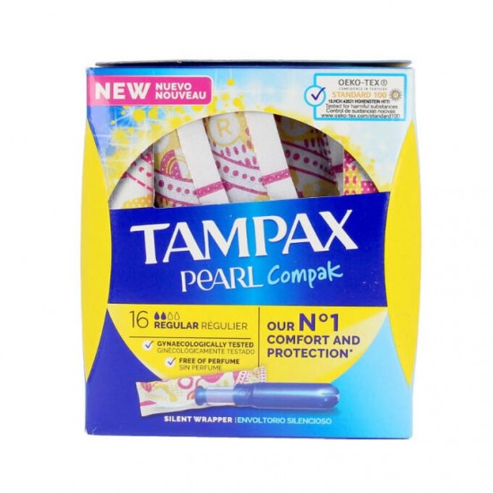 Tampax Compak Pearl Regular 16Und 0