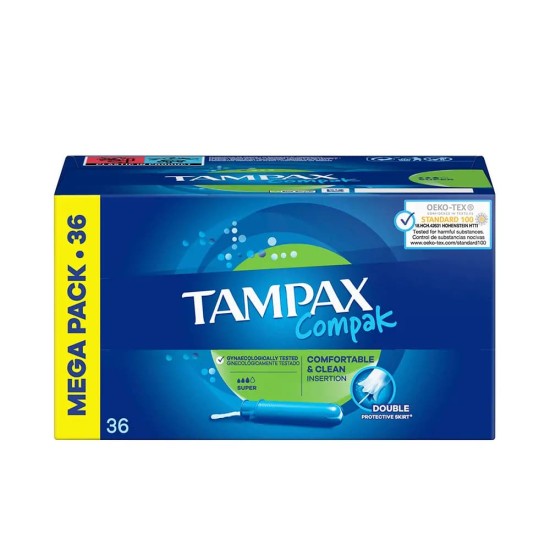 Tampax Compak Super 36 unds 0