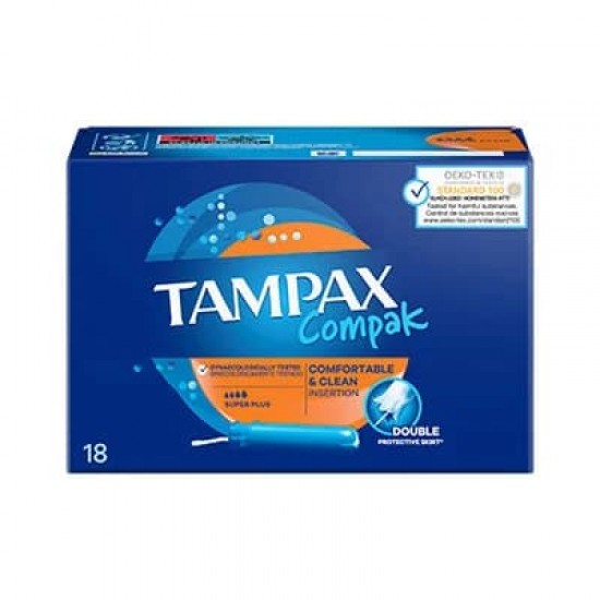 Tampax Compak Super Plus 18 unds 0