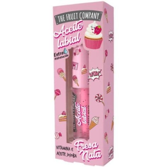 The Fruit Company Aceite Labial de Fresa y Nata 0
