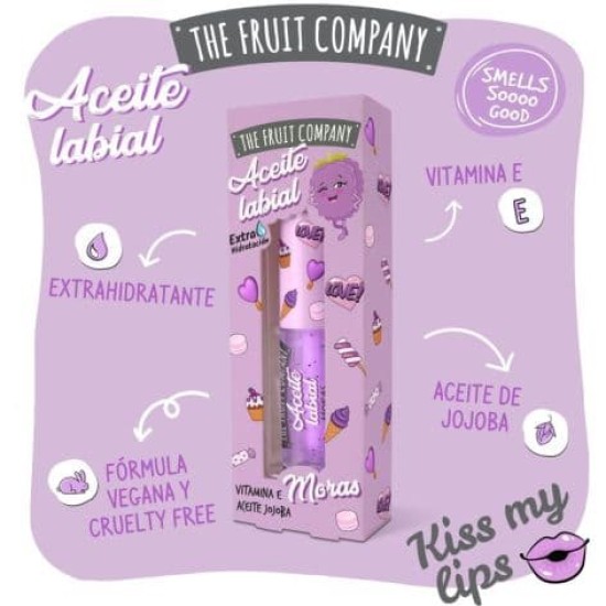 The Fruit Company Aceite Labial de Moras 1