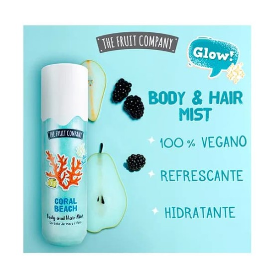 The Fruit Company Body Mist Coral Beach 200ml 1