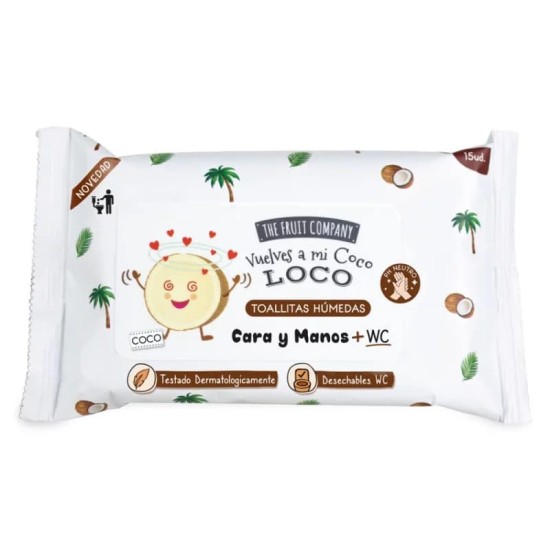 The Fruit Company Toallitas Húmedas Coco 0