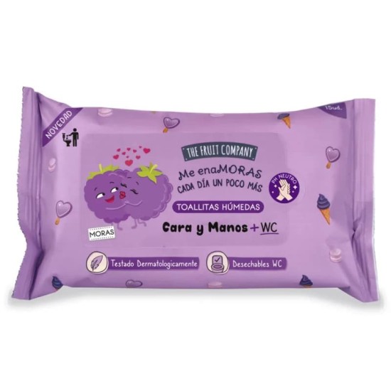 The Fruit Company Toallitas Húmedas Moras 0