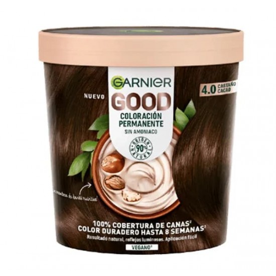 Tinte del Pelo Garnier Good 4.0 Castaño Cacao 0