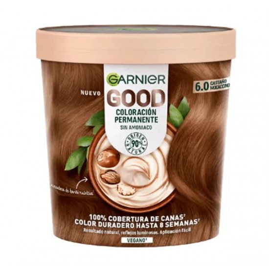 Tinte del Pelo Garnier Good 6.0 Castaño Mocaccino 0