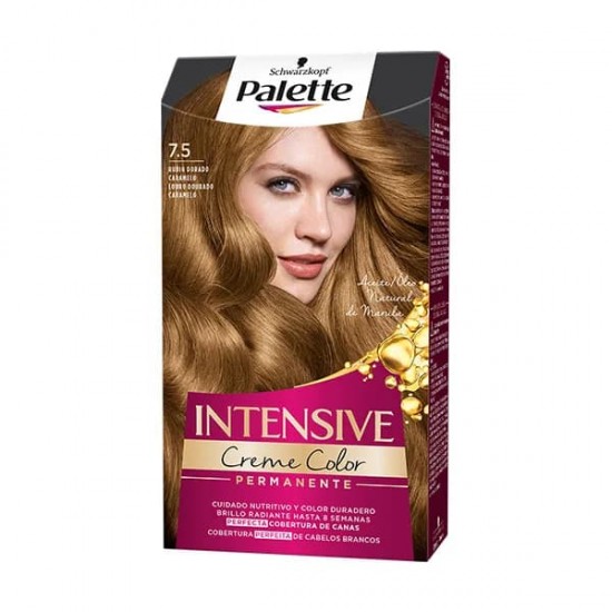 Tinte Pelo Schwarzkopf Palette Nº 7.5 Rubio Dorado Caramelo 0