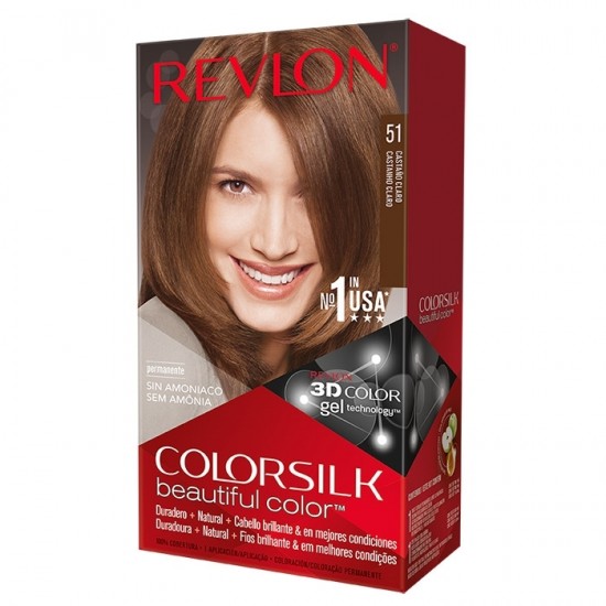 Tinte Revlon Colorsilk 51 Castaño Claro 0