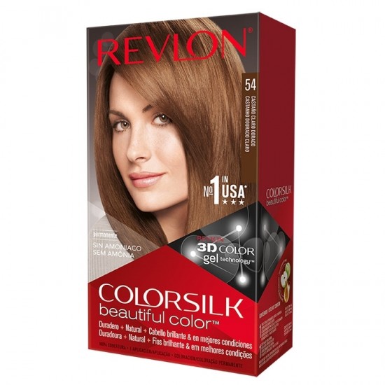 Tinte Revlon Colorsilk 54 Castaño Claro Dorado 0