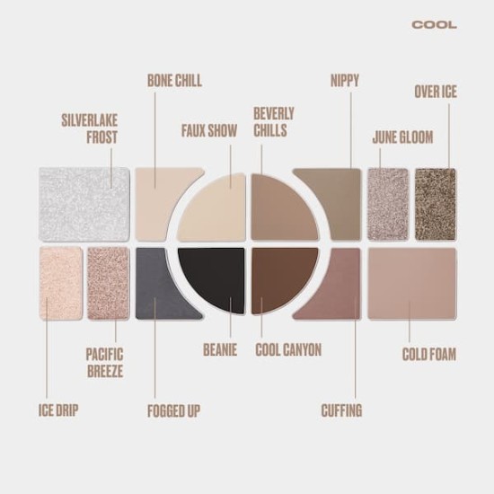 Urban Decay Naked Shaped paleta de sombra de ojos Cool 6