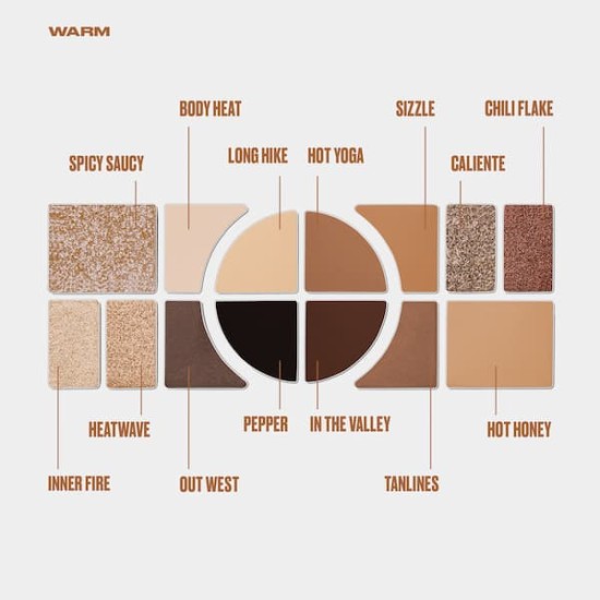 Urban Decay Naked Shaped paleta de sombra de ojos Warm 6