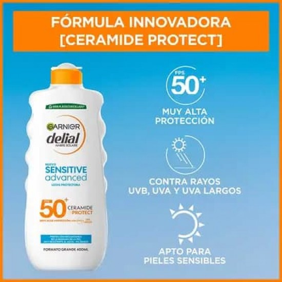 Delial Sensitive Advanced FPS50 Plus 400Ml 3