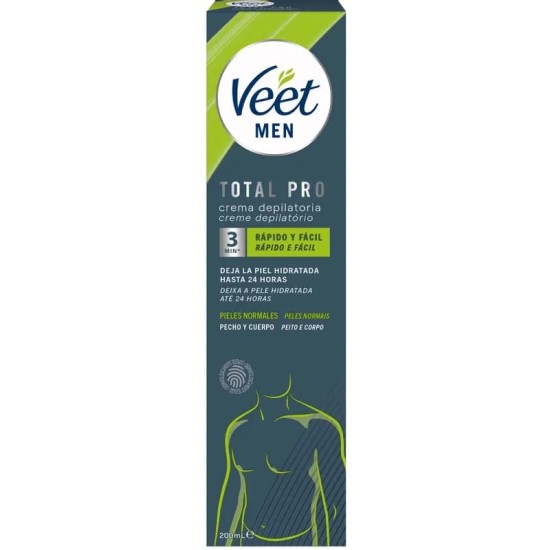 Veet Crema Depilatoria For Men Normal 200Ml 0
