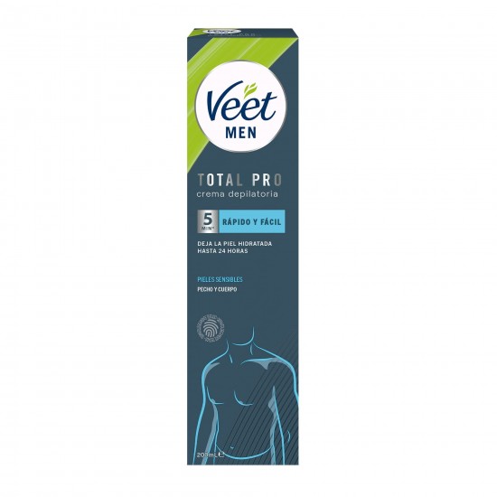 Veet Crema Depilatoria For Men Pieles Sensibles 200Ml 0