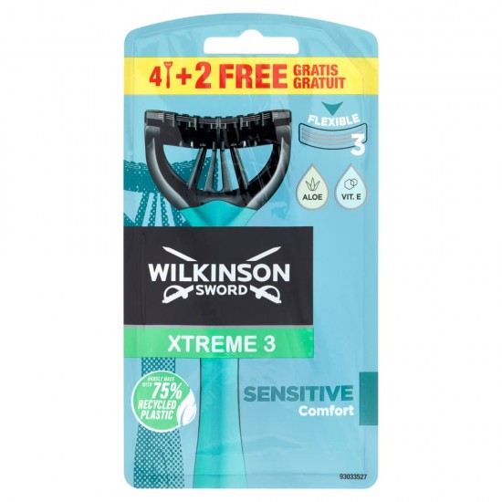 Wilkinson Xtreme3 Sensitive 4+2 Unidades 0