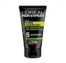 Loreal Men Gel Limpiador Pure Carbon 100Ml - Loreal Men Gel Limpiador Pure Carbon 100Ml