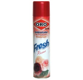 Ambientador Oro Fresh Rosas Spray 300Ml - Ambientador oro fresh rosas spray 300ml