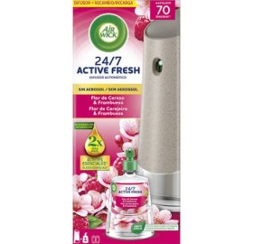 Air Wick Ambientador 24/7 Active Fresh Flor de Cerezo & Frambuesa - Air Wick Ambientador 24/7 Active Fresh Flor de Cerezo & Frambuesa