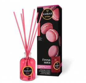 Ambientador Ambar Mikado Fresa y Nata 45ml - Ambientador Ambar Mikado Fresa y Nata 45 ml