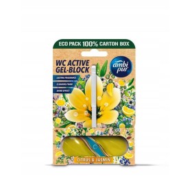 Ambientador Ambipur Wc Active Gel-Block Citrus & Jazmín - Ambientador Ambipur Wc Active Gel-Block Citrus & Jazmín