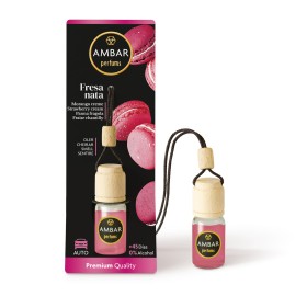 Ambientador Ambar Coche Fresa y Nata - Ambientador Ambar Coche Fresa y Nata