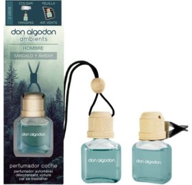 Ambientador Don Algodón Coche Hombre Sándalo & Ámbar - Ambientador Don Algodón Coche Hombre Sándalo & Ámbar