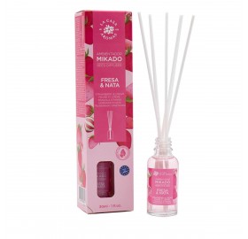 Ambientador Mikado La Casa de Los Aromas Fresa y Nata 30ml - Ambientador mikado la casa de los aromas fresa y nata 30ml