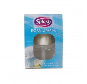 Ambientador Splash Recambio Eléctrico Ropa Limpia 25 Ml - Ambientador splash recambio eléctrico ropa limpia 25 ml