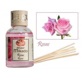 Ambientador S&S Mikado Rosas 50Ml - Ambientador S&S Mikado Rosas 50Ml