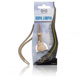 Ambientador SyS little car Ropa Limpia 6ml - Ambientador sys little car ropa limpia 6ml