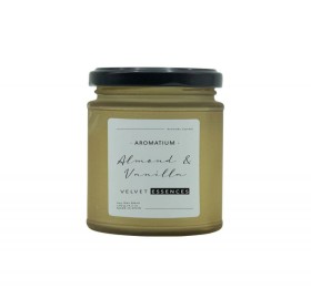 Ambientador Vela Aromatium Velvet Essence Almond Vanilla 1M - Ambientador Vela Aromatium Velvet Essences Almond Vanilla 1M