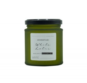 Ambientador Vela Aromatium Velvet Essences White Lotus 1M - Ambientador Vela Aromatium Velvet Essences White Lotus 1M
