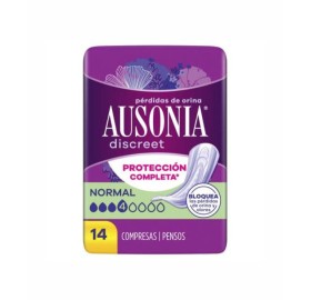 Ausonia Noche Discreet Normal 14Uds - Ausonia Discreet Normal 14Uds