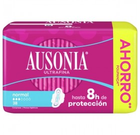 Ausonia Ultrafina Normal 8H Protección 38 Und - Ausonia ultrafina normal 8h protección 38 und