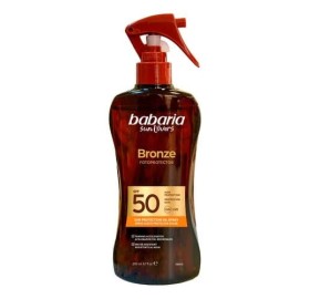 Babaria Bronze Fotoprotector Spray Aceite Protector Solar SPF 50 200ml - Babaria Bronze Fotoprotector Spray Aceite Protector Solar SPF 50 200ml