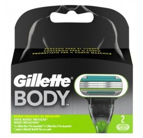 Gillette Body recambios 2unds - Gillette Body recambios 2unds