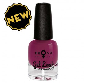 Bronx Nail Lacquer Gel Look 29 Purple Red - Bronx Nail Lacquer Gel Look 29 Purple Red
