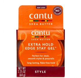 Cantu Natural Extra Hold Edge Stay Gel 64gr Al Mejor Precio Online - Cantu Natural Extra Hold Edge Stay Gel 64gr