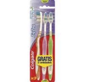 Cepillo Colgate Zigzag 3 Unidades - Cepillo Colgate Zigzag 3 Unidades
