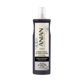 Champú Anian Carbón Activo,Te verde & Pepino  400Ml - Champú Anian Carbón Activo,Te verde & Pepino  400Ml