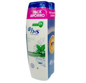 Champú H&S Menthol Pack 2x330Ml - Champú h&s menthol pack 2x330ml