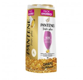 Champú Pantene Rizos Definidos Duplo 2 x 385 ml Al Mejor Precio Online - Champú Pantene Rizos Definidos Duplo 2 x 385 ml