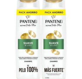 Champú Pantene Suave y Liso Duplo 2 x 385 ml Al Mejor Precio Online - Champú pantene suave y liso duplo 2 x 325 ml