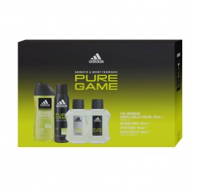 Colonia Adidas Pure Game Pack de 4 Piezas Al Mejor Precio Online - Colonia Adidas Pure Game Pack de 4 Piezas