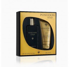 Colonia Poseidon Gold 100Ml + Afther Shave Balsam 150 - Colonia Poseidon Gold 100Ml + Afther Shave Balsam 150