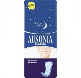 Ausonia Noche Clásica Superplus Compresas 9Und - Ausonia noche clásica superplus compresas 9 und
