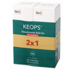 Desodorante Roc Keops Roll On Sensible 2X30 Ml - Desodorante Roc Keops Roll On Sensible 2X30 Ml