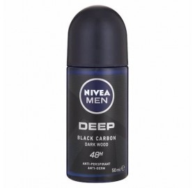Desodorante Nivea Deep Black Carbon Rollon 50Ml - Desodorante Nivea Deep Black Carbon Rollon 50Ml